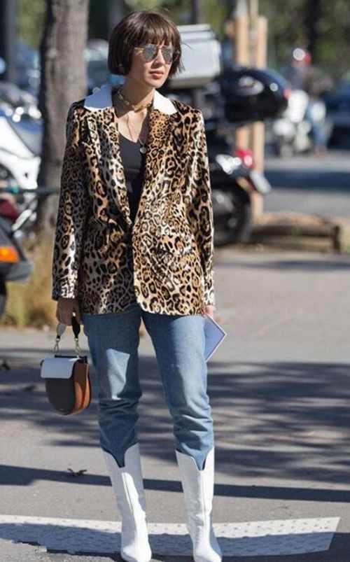 牛仔裤如何搭配西服