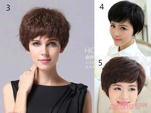 适合中年妇女的短发发型让你做个自信女人
