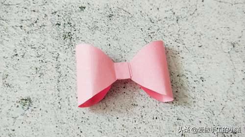 简单蝴蝶结折纸教程 怎么折蝴蝶结