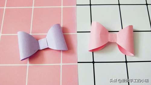简单蝴蝶结折纸教程 怎么折蝴蝶结