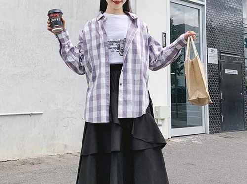 格子衬衫怎么搭配好看