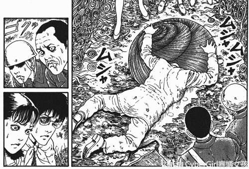 旋涡狂 蜗牛人 扭曲肢体 伊藤润二带你走进旋涡世界
