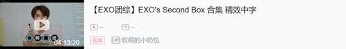 EXO 历年综艺视频汇总