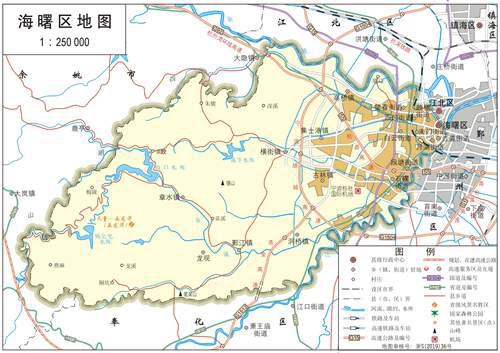 宁波市6区2市2县标准地图2019版