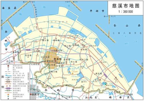宁波市6区2市2县标准地图2019版