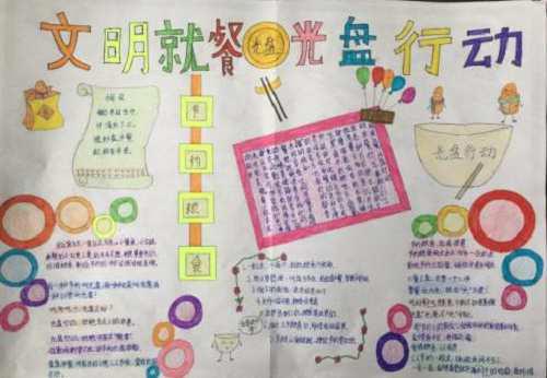光盘行动手抄报内容