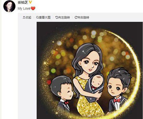 张柏芝三儿子是和谁生的