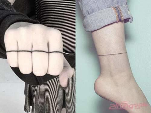 最受欢迎的女生简单小图案纹身