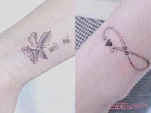 最受欢迎的女生简单小图案纹身