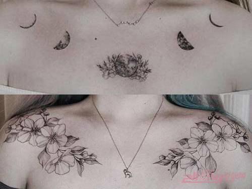 最受欢迎的女生简单小图案纹身