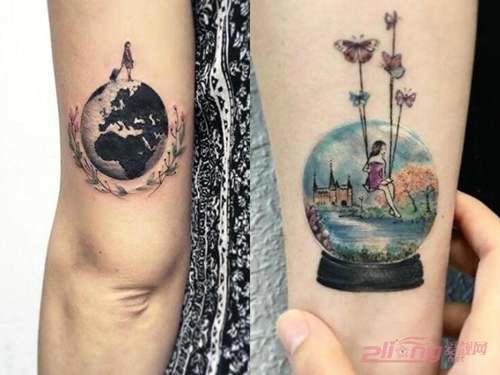 最受欢迎的女生简单小图案纹身