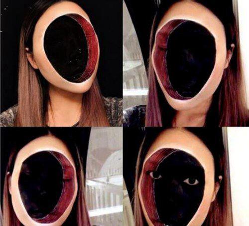 最恐怖的万圣节妆容盘点