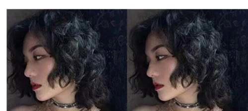 流行的泡面头发型