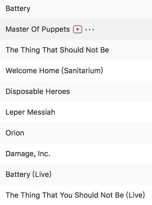谱 重金属乐队Metallica六张专辑几十首原版谱