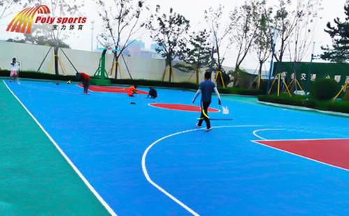 室外塑胶篮球场造价预算
