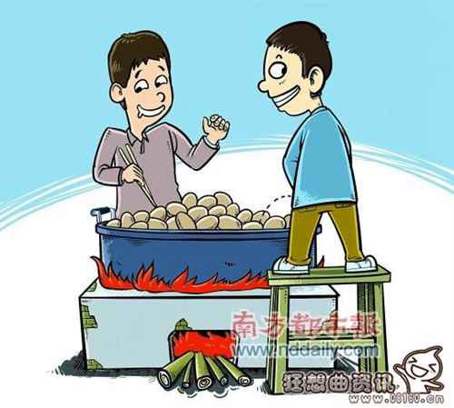 童子尿煮鸡蛋的功效