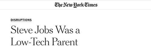 乔布斯不让他的孩子用电子设备 这条名言究竟被误传了多少