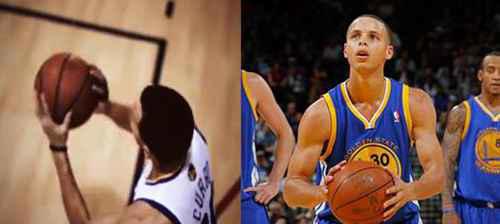 库里投篮姿势分解图动画