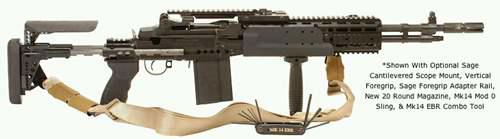 轻武器科普之M14EBR 吃鸡里的MK14原来是他