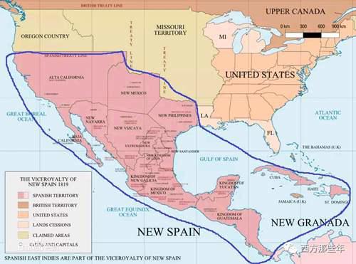 西方那些年西班牙篇美国一半以上的领土竟然来自西班牙