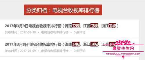 现在收视率最高的卫视是什么？