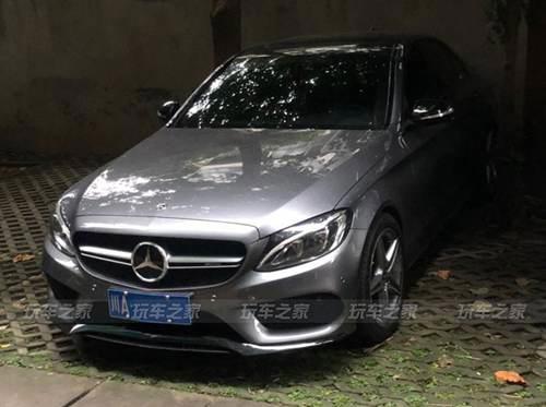 奔驰C200月光石灰改装案例标轴改起来更有颜值