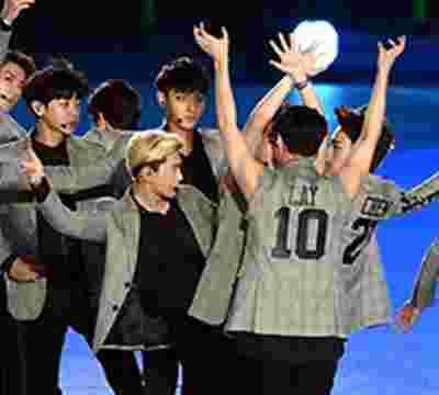 仁川亚运会exo现身助阵