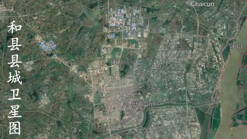 卫星地图上的地级 巢湖市 被拆分为三部分 主体部分划入合肥