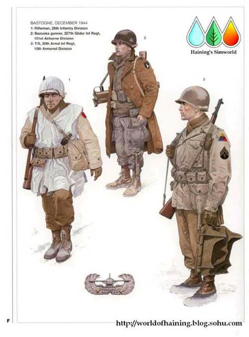 二战美军军服图册 欧洲战场