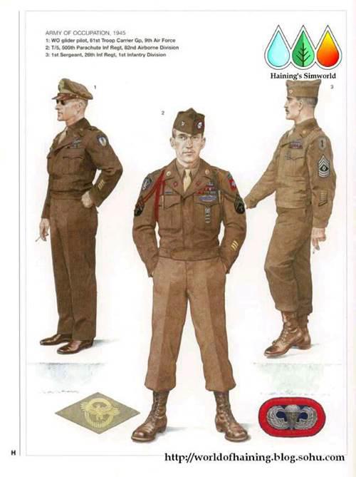 二战美军军服图册 欧洲战场