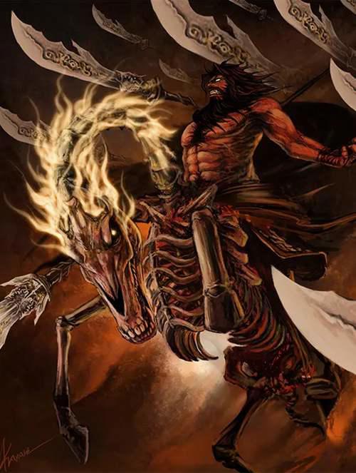 FGHTALK 三国杀原画赏析 LE001神关羽 他回来了 带着一身新装备