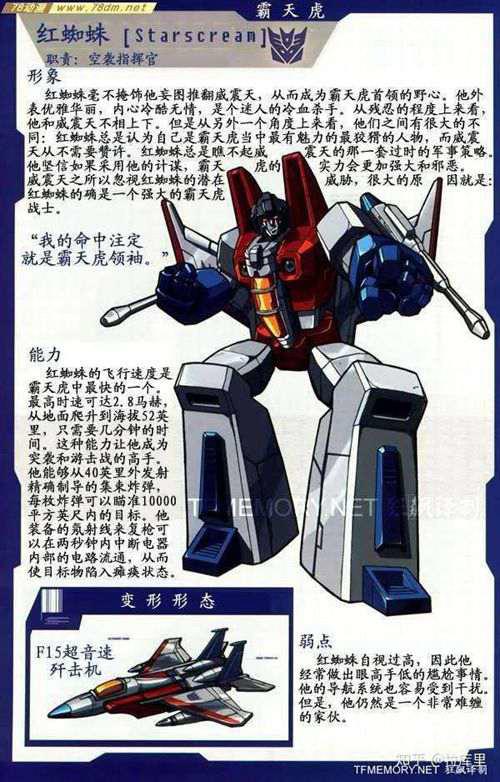 霸天虎全角色大盘点