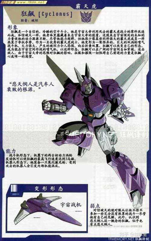 霸天虎全角色大盘点