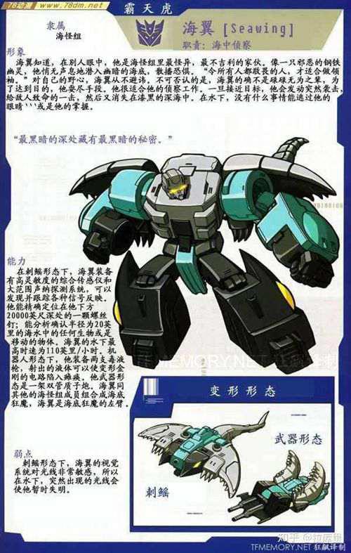 霸天虎全角色大盘点