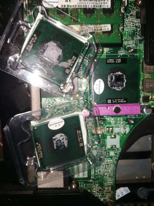联想笔记本昭阳E43L拆机换CPU