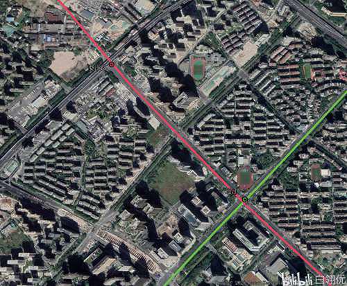 卫星图看地铁系列 杭州1号线 上