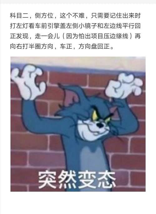 驾考科目二科目三要点