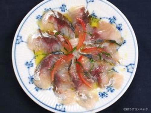 日本料理之竹荚鱼