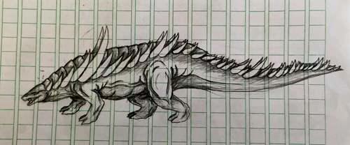 方舟生存进化自创生物有角鳄