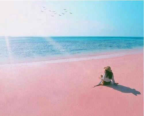 世界十大粉色沙滩