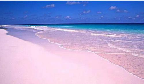 世界十大粉色沙滩