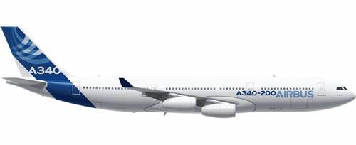 科普Airbus空中客车商用飞机A340家族 A340200