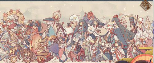 阴阳师百鬼夜行图式神录