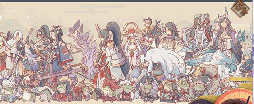 阴阳师百鬼夜行图式神录