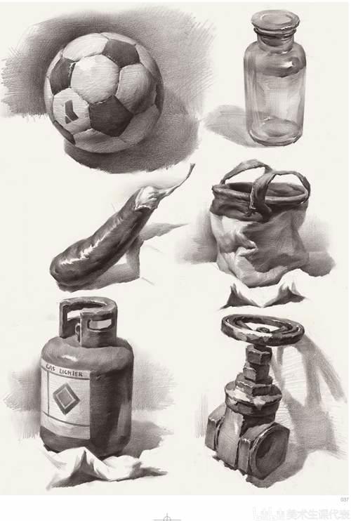 素描干货 单个静物的画法教程 值得收藏