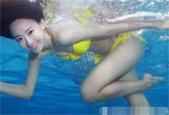 九球天后潘晓婷泳装照