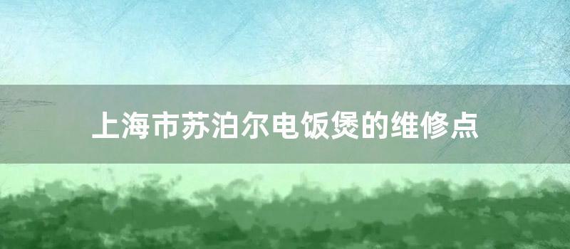 上海市苏泊尔电饭煲的维修点 (苏泊尔电饭柴火饭多久能好)