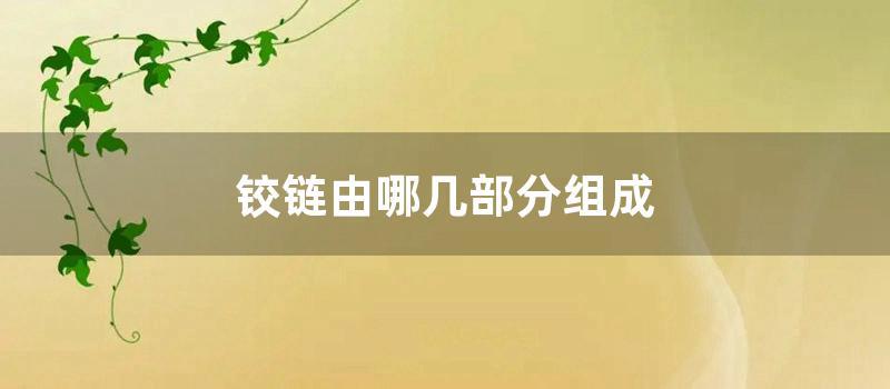 铰链由哪几部分组成