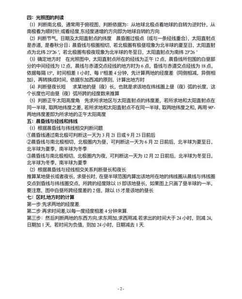 高考地理丨高一地理会考高三总复习资料超全