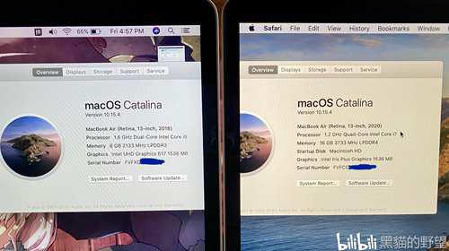 全网第一篇 开箱评测对比2020新款和2018款MacBookAir 有干货的一次升级